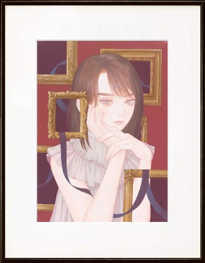 日本插画师 Mayumi Konno （紺野真弓）一组少女插画
