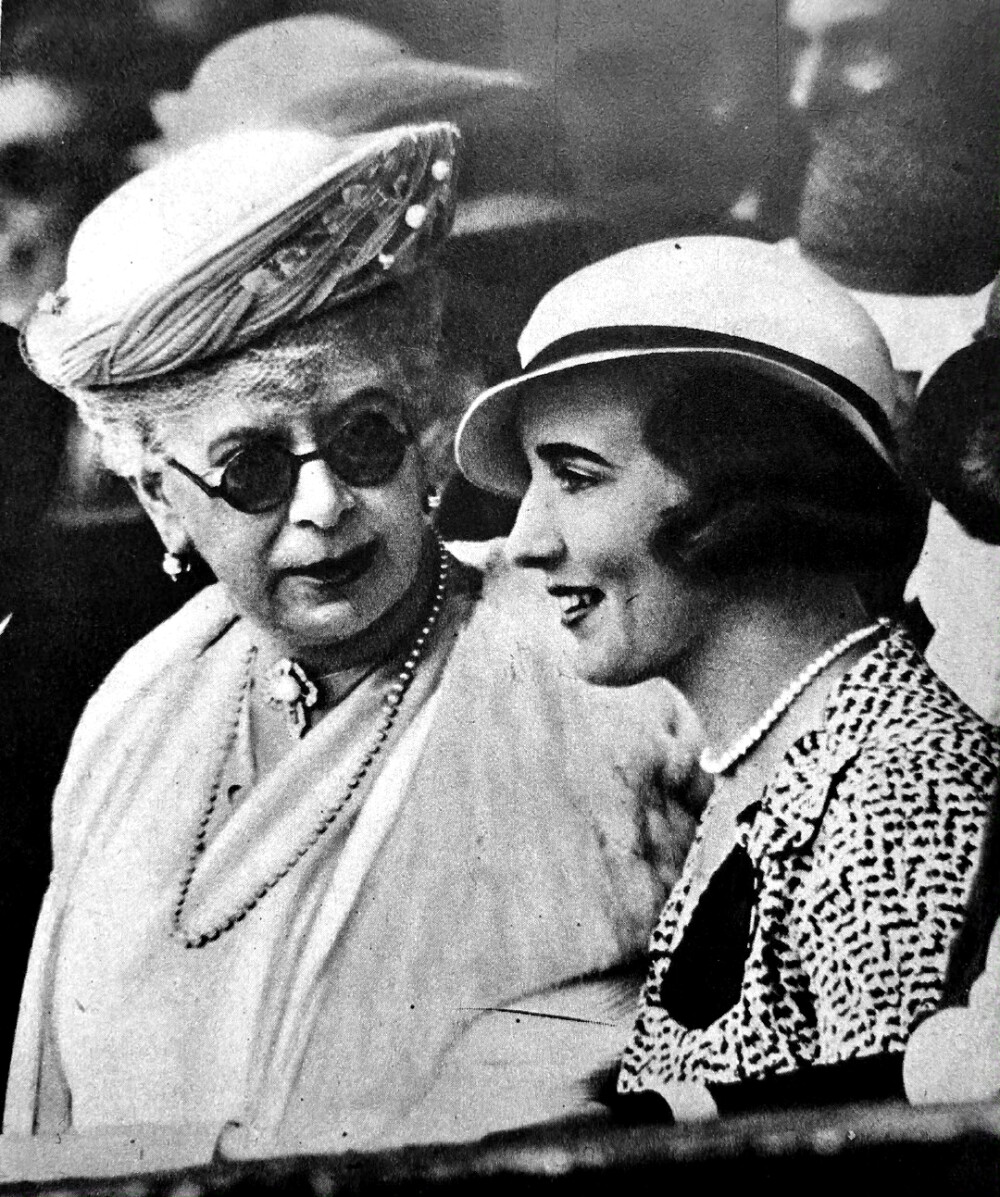 Queen Mary and Princess Ingrid of Denmark in the 1930s ​​​