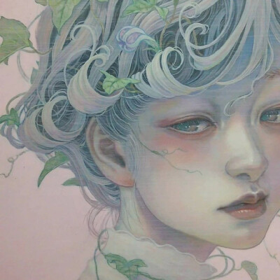 日本插画家 平野実穂(Miho Hirano) 一组唯美人物插画作品
