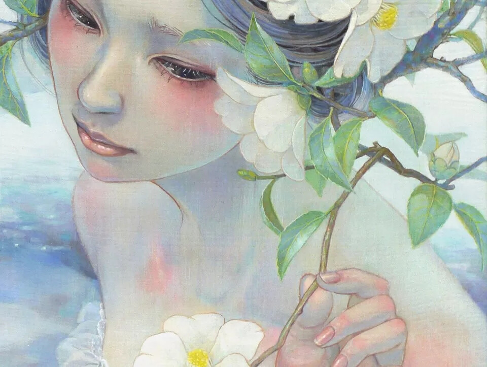 日本插画家 平野実穂(Miho Hirano) 一组唯美人物插画作品
