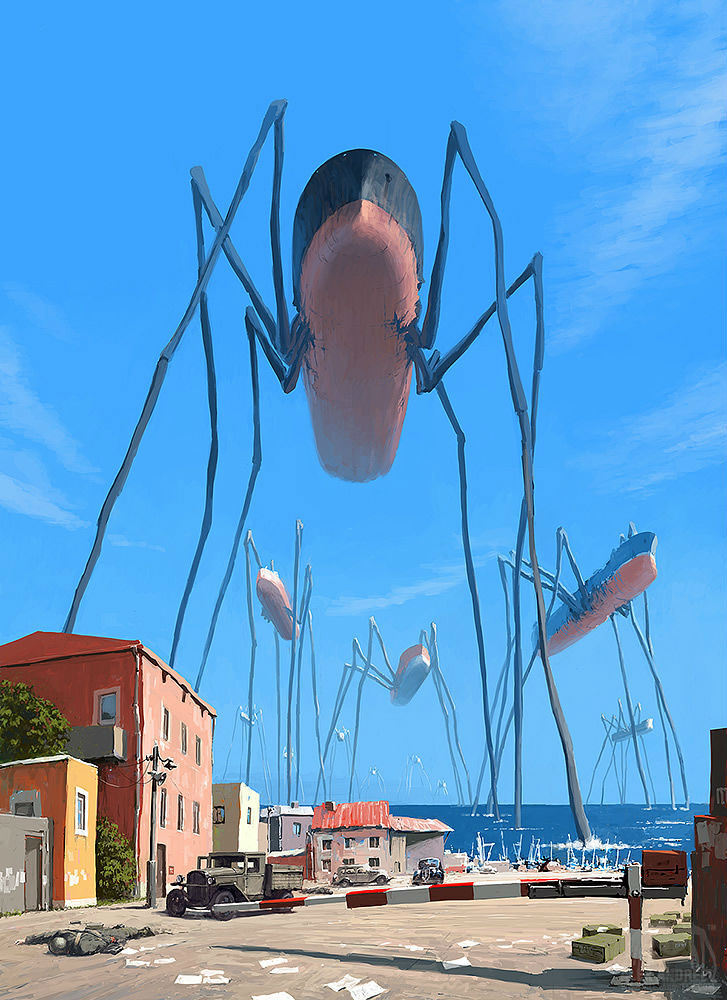 俄罗斯插画师 Alex Andreyev 一组插画设计
