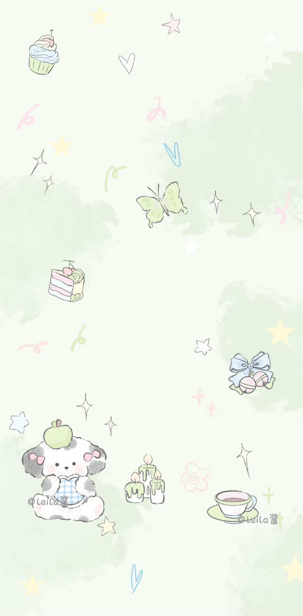 苹果 iphone 套图壁纸 可爱