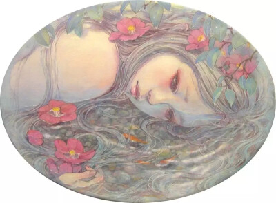 日本插画家 平野実穂(Miho Hirano) 一组唯美人物插画作品
