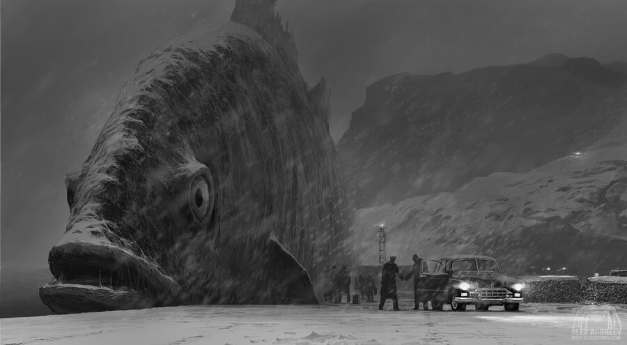 俄罗斯插画师 Alex Andreyev 一组插画设计
