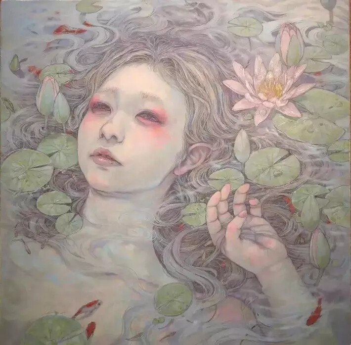 日本插画家 平野実穂(Miho Hirano) 一组唯美人物插画作品
