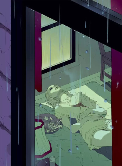 以色列插画家 Tomer Hanuka 插画艺术作品