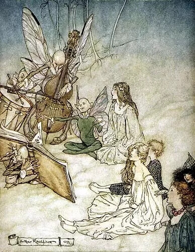 英国著名插画艺术家Arthur Rackham（1867年9月19日— 1939年9月6日）的插画艺术
