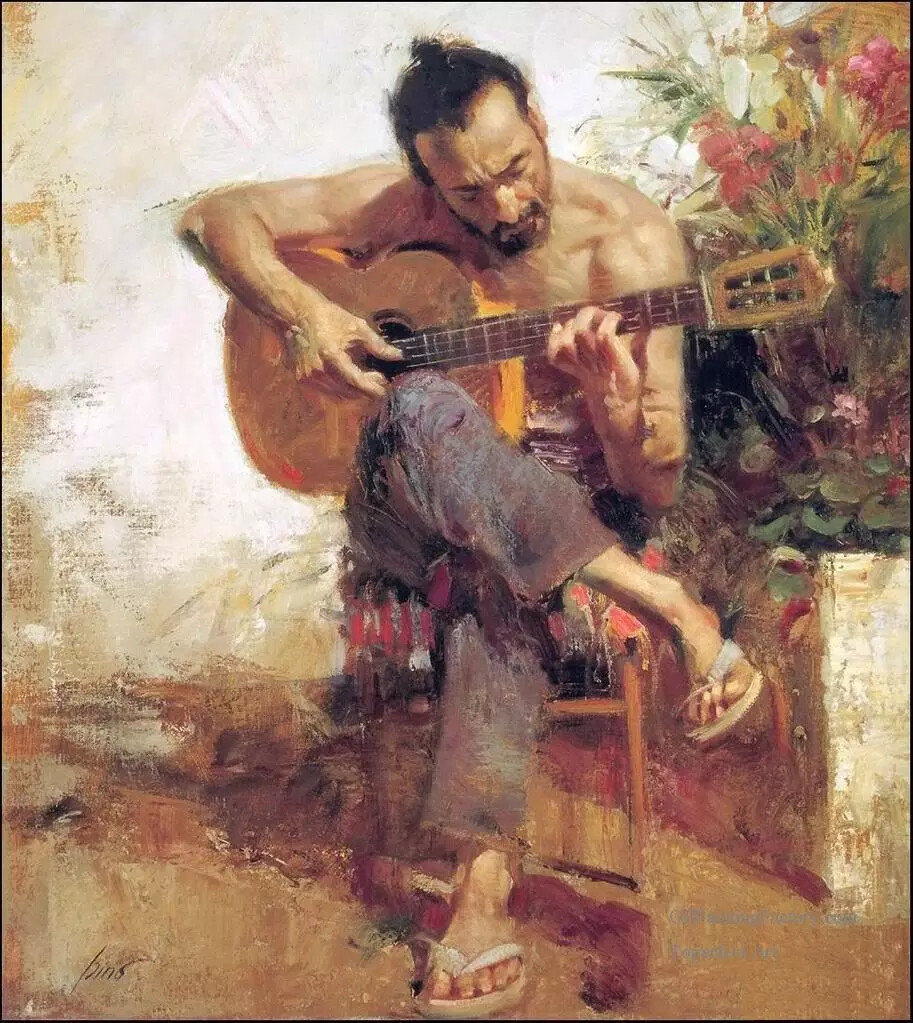 意大利当代油画家 皮诺·德埃尼 Pino Daeni (1939年11月8日—）绘画艺术作品
