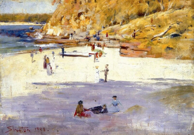 艺术家 Arthur Streeton / 阿瑟·切斯特 风景画作
