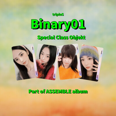 [硫卡整理 tripleS Objekt]
tripleS
Binary01 Special Class Objekt 207a
Part of ASSEMBLE album