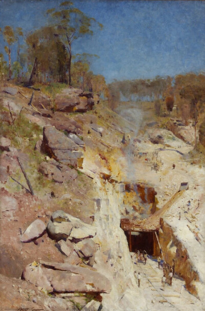 艺术家 Arthur Streeton / 阿瑟·切斯特 风景画作
