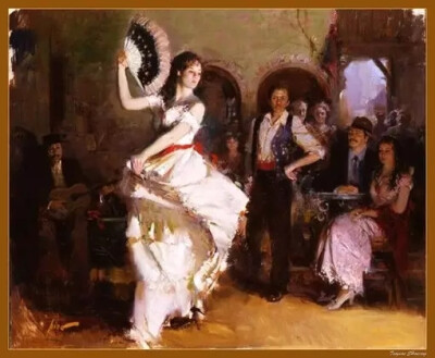 意大利当代油画家 皮诺·德埃尼 Pino Daeni (1939年11月8日—）绘画艺术作品
