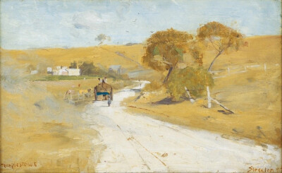 艺术家 Arthur Streeton / 阿瑟·切斯特 风景画作
