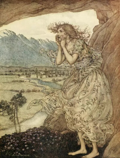 英国著名插画艺术家Arthur Rackham（1867年9月19日— 1939年9月6日）的插画艺术
