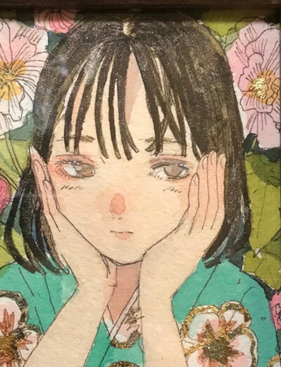 日本插画师 淵゛ネップリ 一组少女插画
