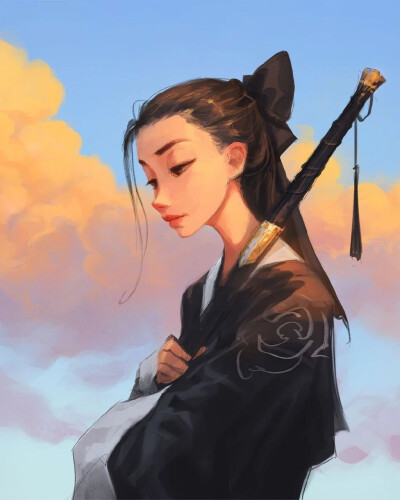 加拿大多伦多插画师 Sam Yang 一组美少女插画
