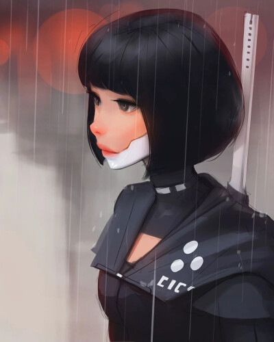 加拿大多伦多插画师 Sam Yang 一组美少女插画
