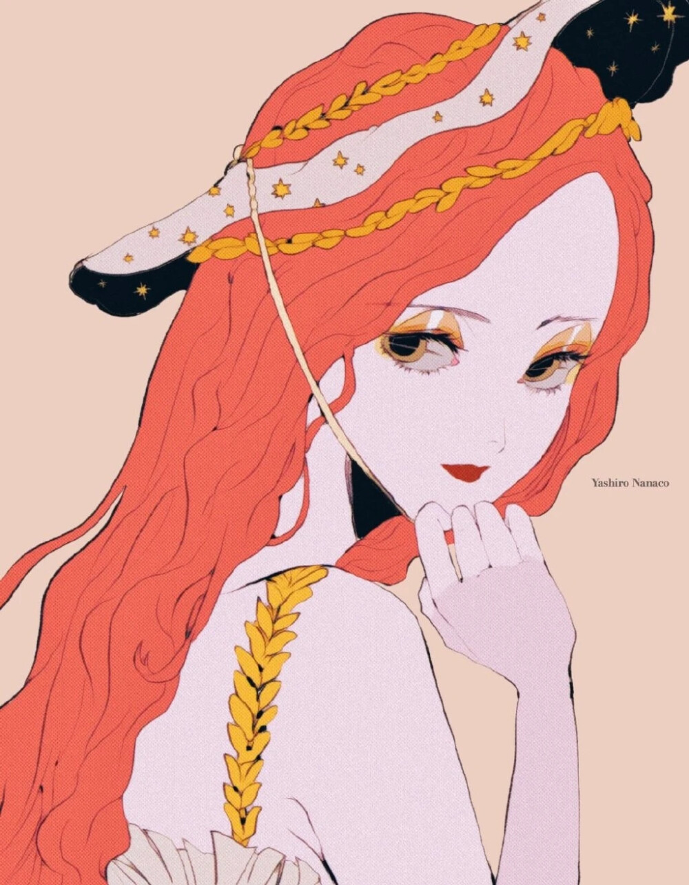 插画艺术家 Nanaco Yashiro ​​​​的复古时尚感插画美学
