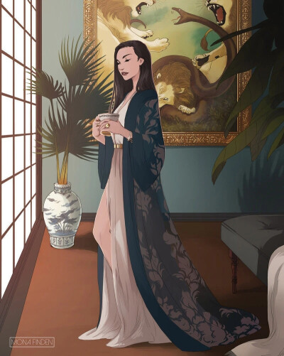 挪威插画艺术家 Mona Finden
