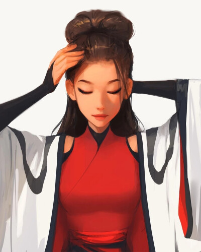 加拿大多伦多插画师 Sam Yang 一组美少女插画
