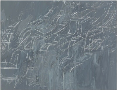 Untitled,1969,Oil and crayon on canvas,200.7x262.6cm