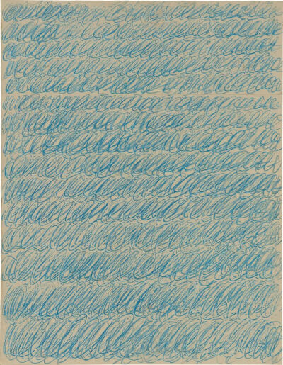 Untitled,1969,Oil and wax crayon on paper,57.8×45.1cm