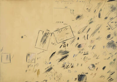 Untitled(Bolsena),1969,Graphite,
wax crayon and felt-tip pen on paper,70X100cm
