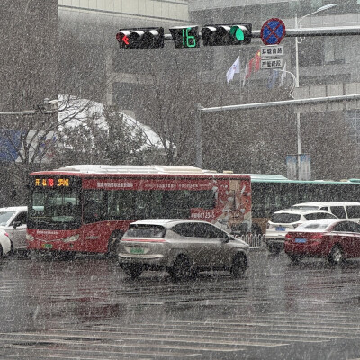 我的城市下雪啦