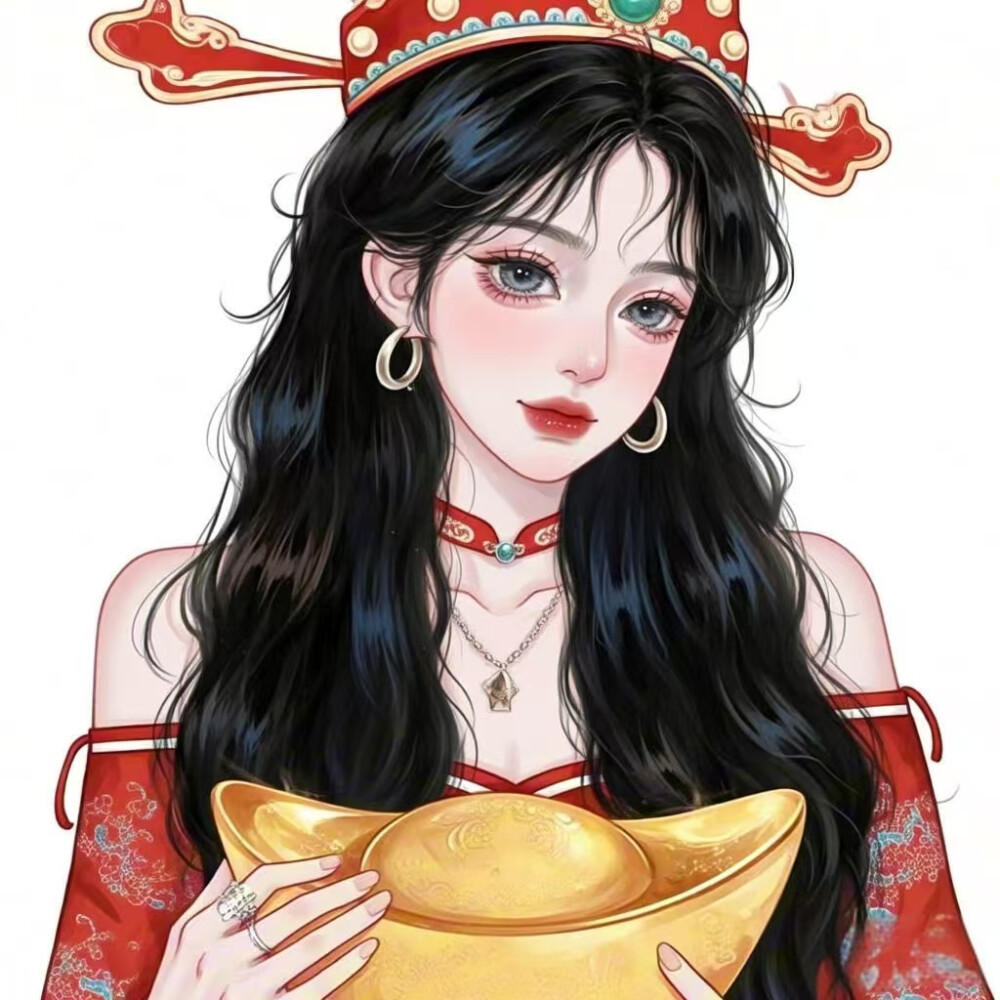 新年女头