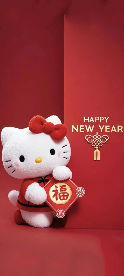 KT猫 壁纸 新年