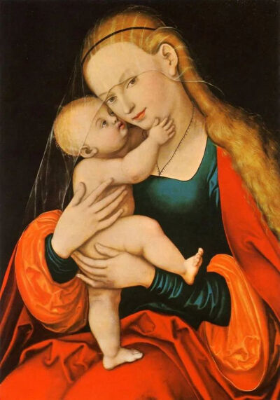 德国画家老卢卡斯·克拉纳赫（Lucas Cranach the Elder）于1530年绘制的《玛丽亚·希尔芙》。