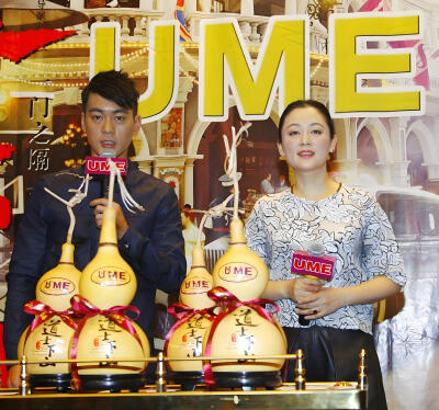 陈凯歌导演的《道士下山》 影片出品人兼总制片人陈红携手王宝强、陈国坤、董琦来到杭州，为影片宣传造势