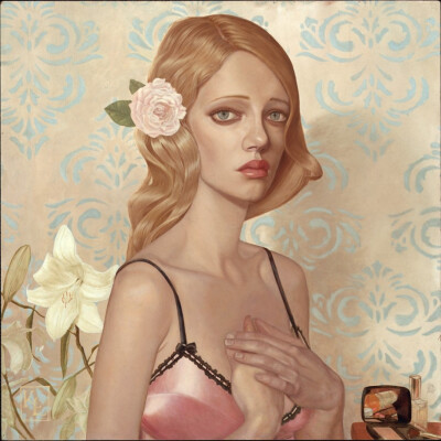 画师KRIS LEWIS肖像画
