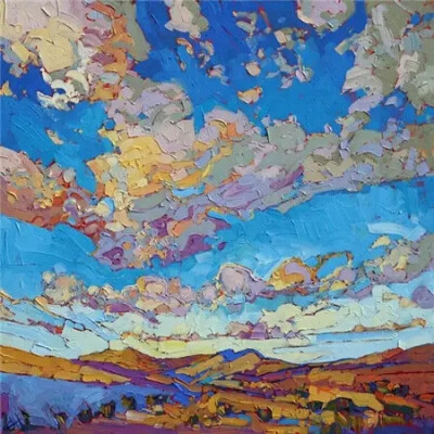 美国加州艺术家 Erin Hanson 风景绘画艺术
