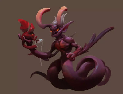 俄罗斯画师 Artur Mukhametov 厚厚的卡通角色绘画
