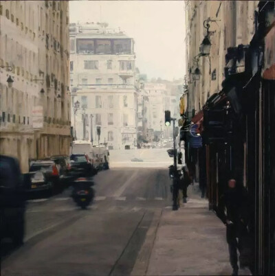 美国艺术家 Ben Aronson 油画中的城市光影 ​​​​
