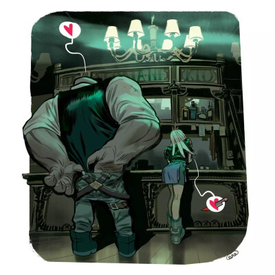 意大利漫画家 dietrock 画作
