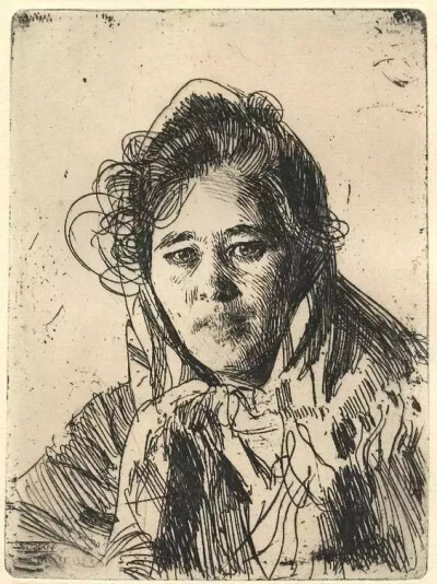瑞典画家 Anders Zorn（安德斯·佐恩）人物素描作品