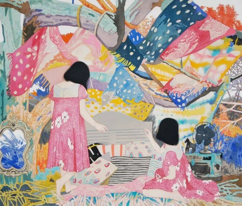 日本插画师 Naomi Okubo 大久保如彌 插画艺术
