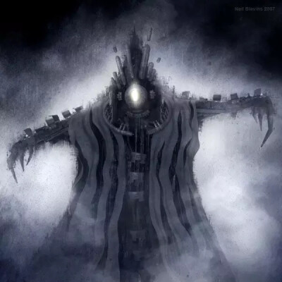 美国概念设计艺术家 Neil Blevins 场景画作
