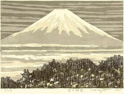 日本画家 北岡文雄（1918-2007）版画作品
