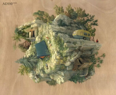 画家Cinta Vidal Agulló画作
