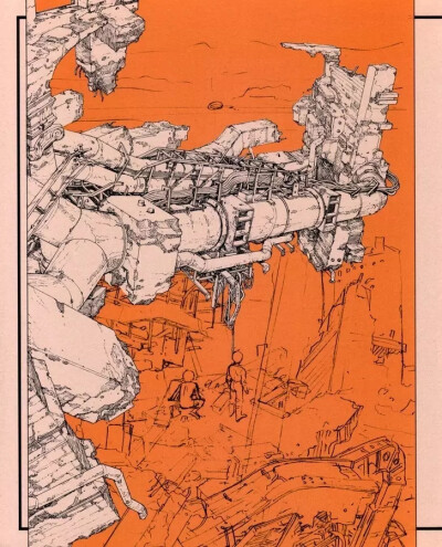 日本漫画家 大友克洋 画作
