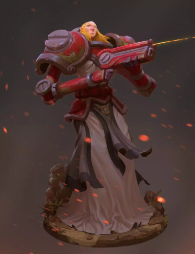 俄罗斯画师 Artur Mukhametov 厚厚的卡通角色绘画
