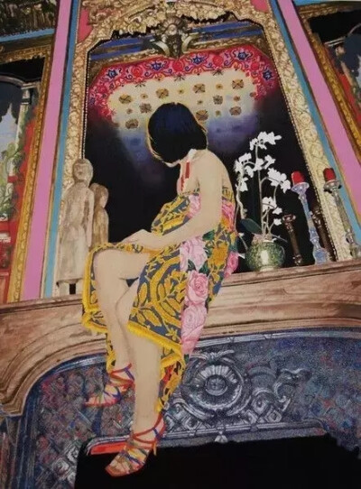 日本插画师 Naomi Okubo 大久保如彌 插画艺术
