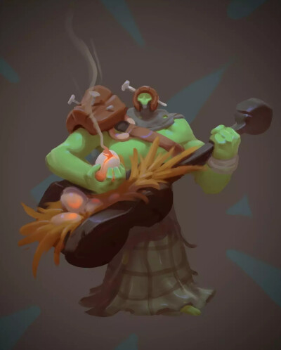 俄罗斯画师 Artur Mukhametov 厚厚的卡通角色绘画
