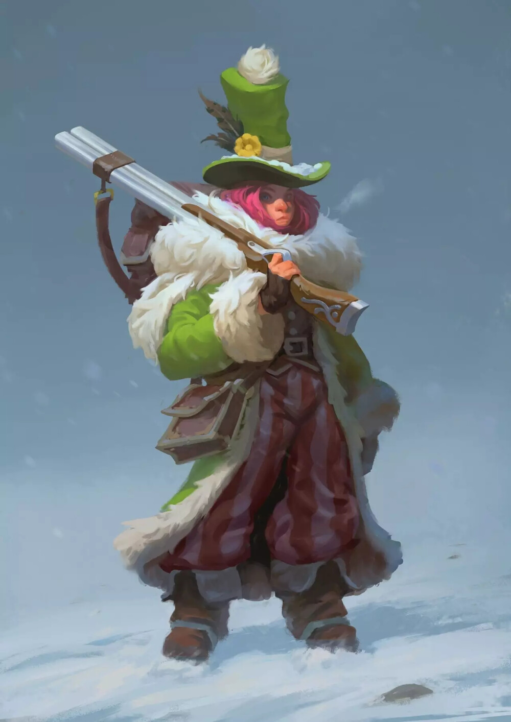 俄罗斯画师 Artur Mukhametov 厚厚的卡通角色绘画
