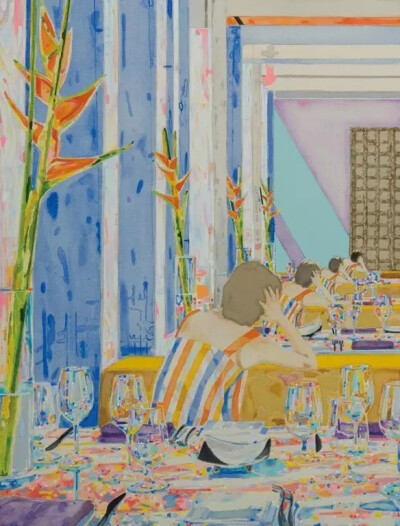 日本插画师 Naomi Okubo 大久保如彌 插画艺术
