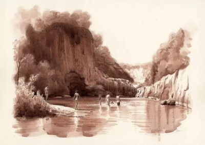 艺术家 Fred Lynch 是蒙特塞拉特艺术学院的一位教授，每年7月，他都会前往意大利中部城市Viterbo（一座中世纪古城），坐在树荫下,弯腰驼背写生,他喜欢画那些古老的广场,古怪的房子和安静的鹅卵石小巷，古城让人沉醉…