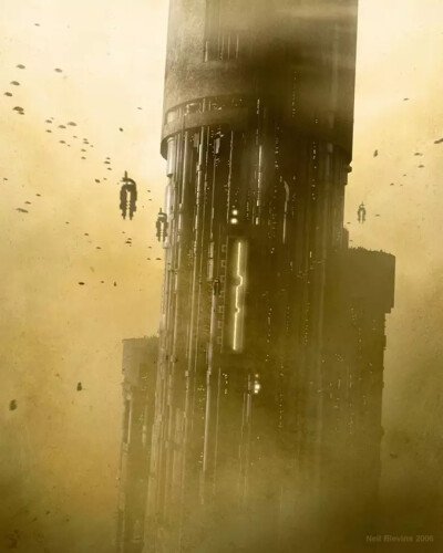 美国概念设计艺术家 Neil Blevins 场景画作
